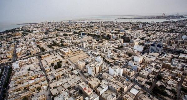 عکس هوایی از خلیج فارس