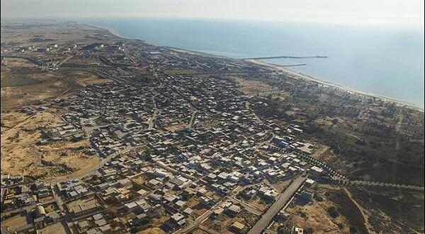 عکس هوایی از خلیج فارس