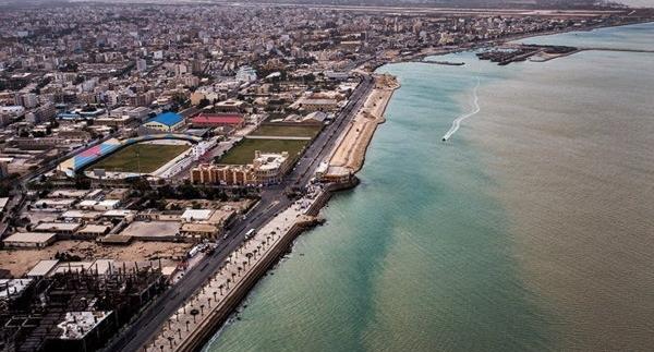 عکس هوایی از خلیج فارس