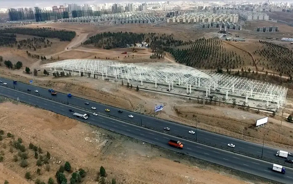 عکس هوایی شهر جدید هشتگرد