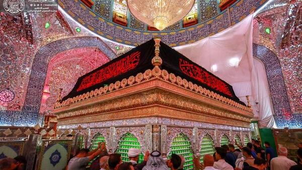 عکس هوایی حرم امیرالمومنین