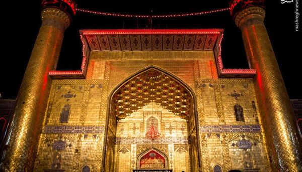 عکس هوایی حرم امیرالمومنین