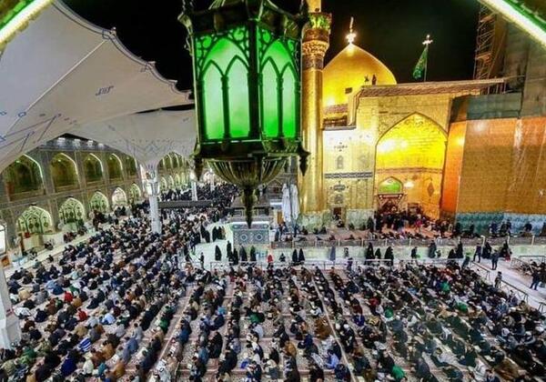 عکس هوایی حرم امیرالمومنین