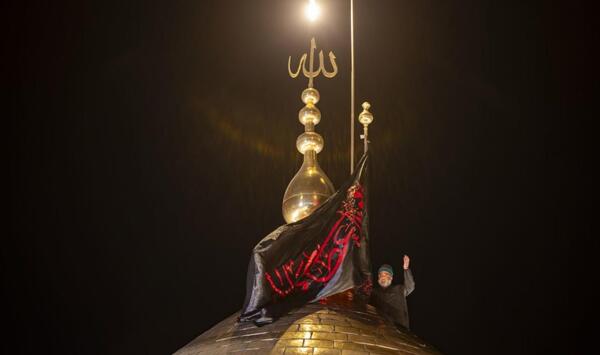عکس هوایی از حرم امام حسین و حضرت ابوالفضل