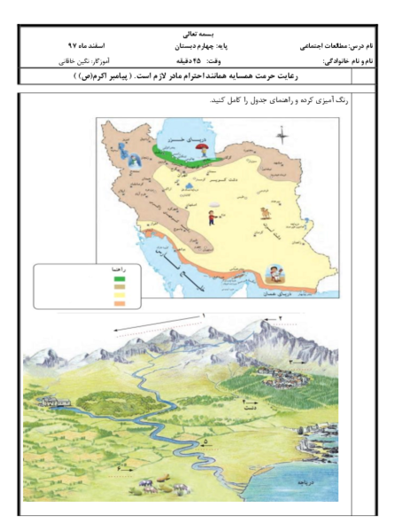 عکس هوایی چیست مطالعات چهارم