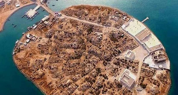 عکس هوایی از جزیره هرمز