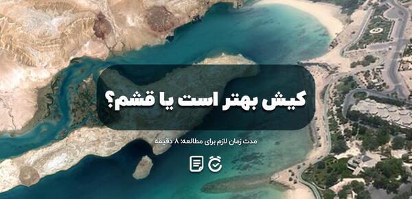 عکس هوایی از جزیره قشم