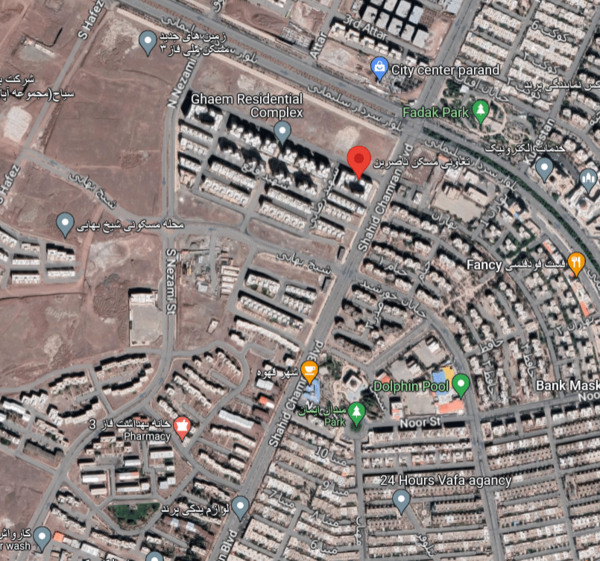 عکس هوایی شهر جدید پرند