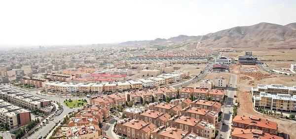 عکس هوایی شهر جدید پرند
