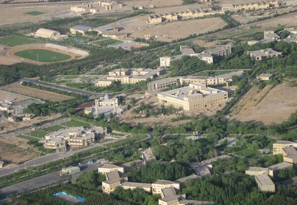 عکس هوایی از دانشگاه صنعتی اصفهان