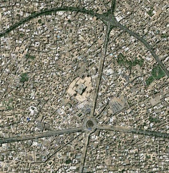 عکس هوایی شهر اصفهان