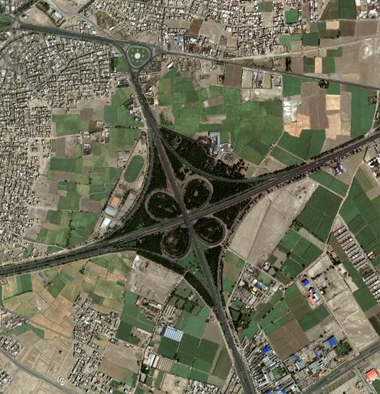 عکس هوایی شهر اصفهان