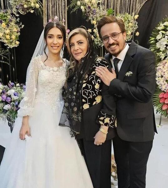 عروسی عکس همسر حسین آستانی
