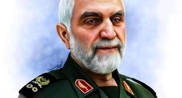 عکس جوانی سردار حسین همدانی