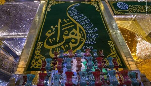 عکس امام حسین و حضرت فاطمه