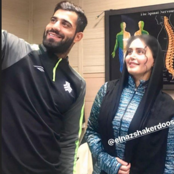 عکس حسین کنعانی و همسرش
