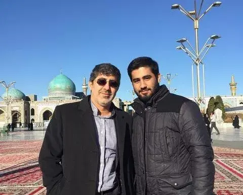 عکس پدر حسین طاهری مداح