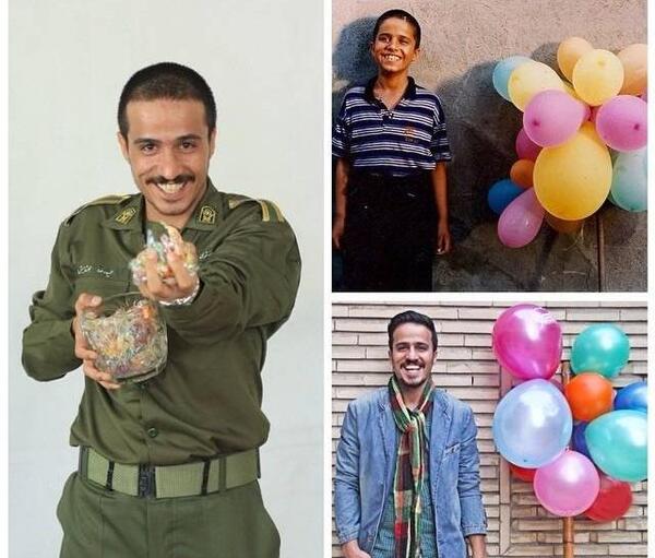 عکس حسین سلیمانی و مادرش