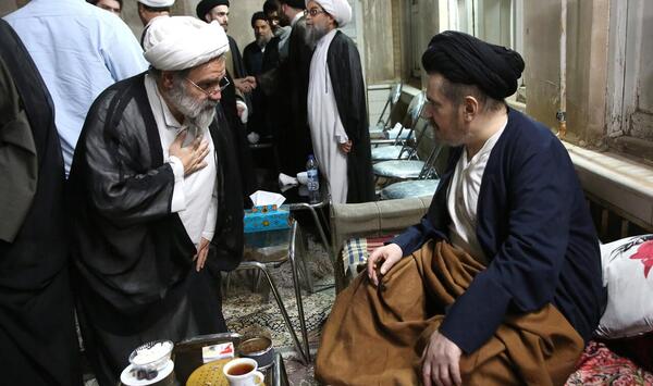 عکس سید حسین خمینی فرزند سید مصطفی