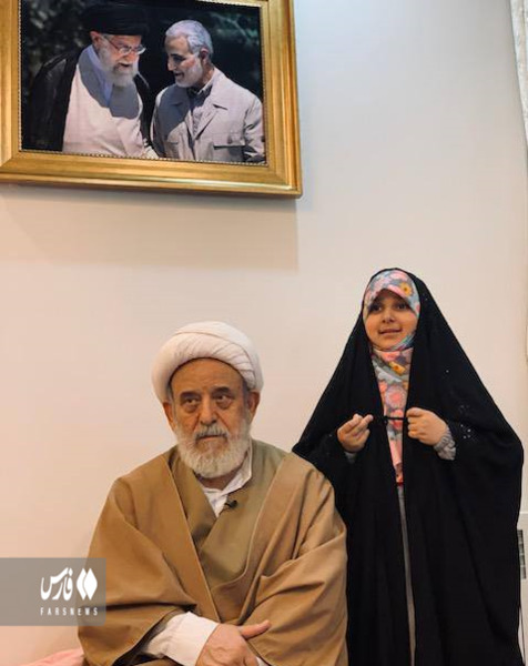 عکس جوانی شیخ حسین انصاریان