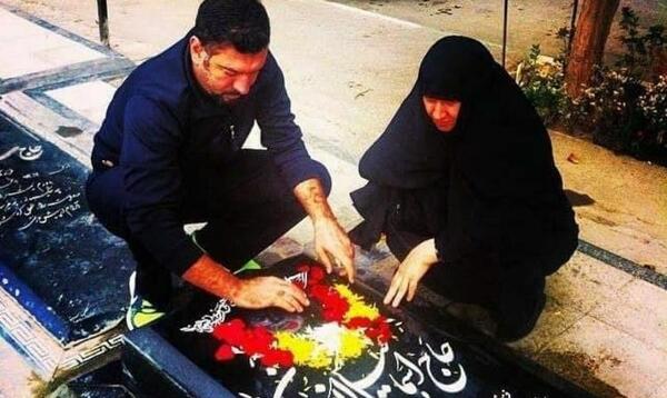 عکس جوانی شیخ حسین انصاریان