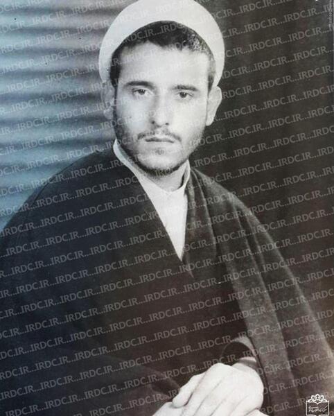 عکس جوانی شیخ حسین انصاریان