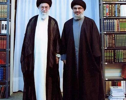 عکس سید حسن نصرالله و خامنه ای و سلیمانی