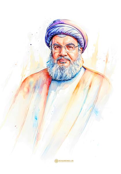 عکس حسن نصرالله لبنان