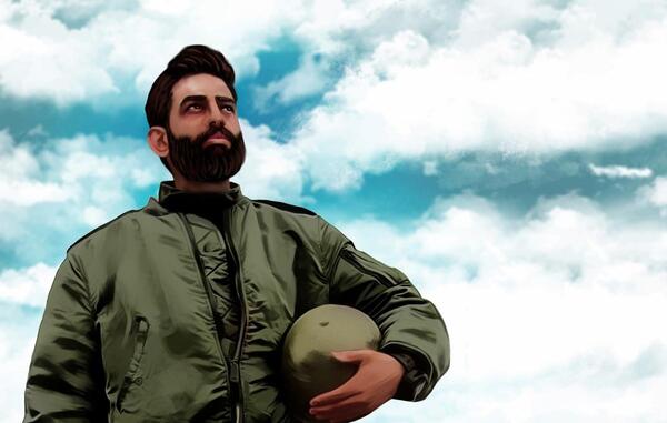 عکس شهید مدافع حرم حسن قاسمی دانا