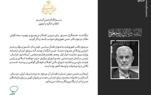 عکس دکتر حسن غفوری فرد