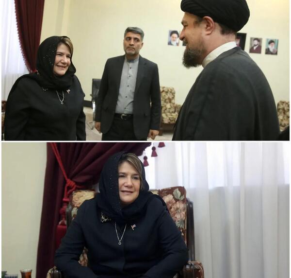عکس همسر حسن خمینی