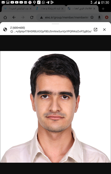 عکس حسن زیرک برای پروفایل