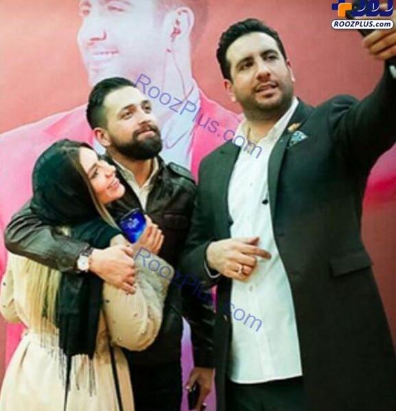 عکس محسن افشانی با همسرش