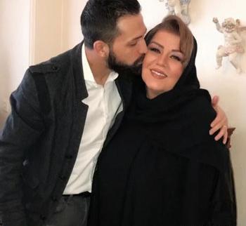 عکس محسن افشانی با همسرش