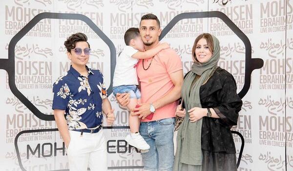 عکس محسن ابراهیم زاده و خواهرش