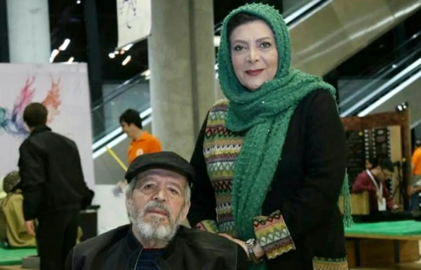 عکس محسن قاضی مرادی با همسرش
