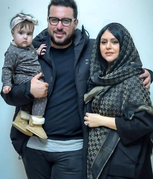 عکس محسن لرستانی و همسرش