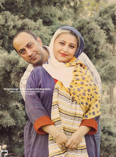 عکس محسن لرستانی و همسرش