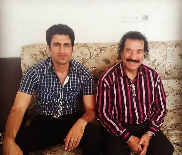 عکس محسن لرستانی با همسرش