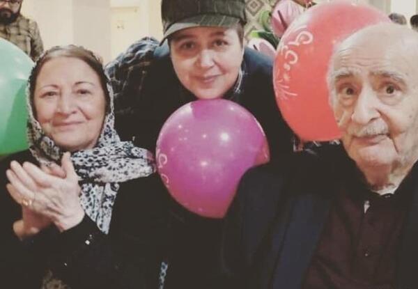 عکس محسن لرستانی با همسرش