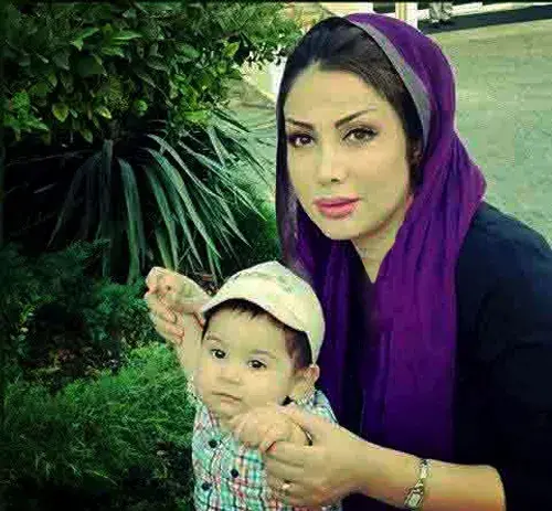 عکس محسن لرستانی با همسرش