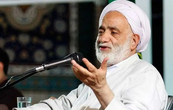 عکس محسن قرائتی و همسرش