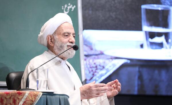 عکس محسن قرائتی و همسرش