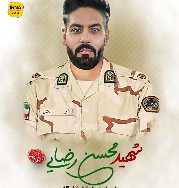 عکس محسن رضایی با لباس نظامی