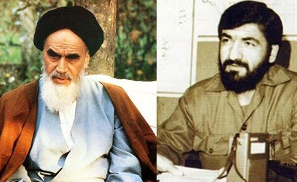 عکس محسن رضایی در جبهه