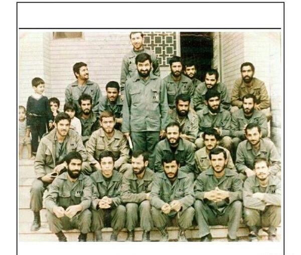 عکس محسن رضایی در جبهه