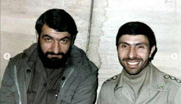 عکس محسن رضایی در جبهه