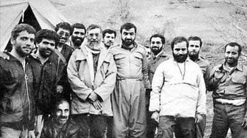 عکس محسن رضایی در جبهه