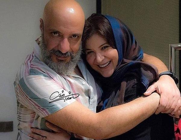 جدیدترین عکس محسن تنابنده و همسرش