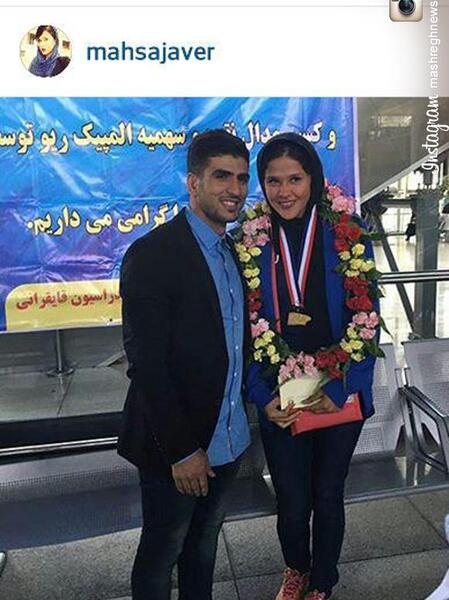 عکس محسن محمد سیفی با همسرش